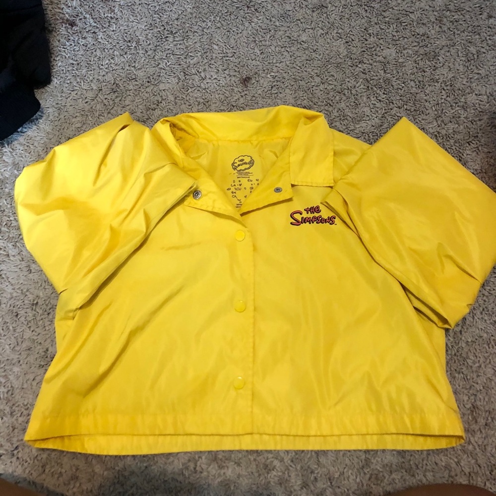 Rain crop top jacket